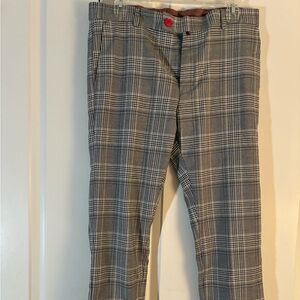 Classic Checkered Men's Dress Pants